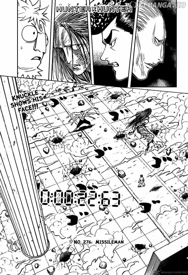 Hunter x Hunter, Chapter 276 image 01